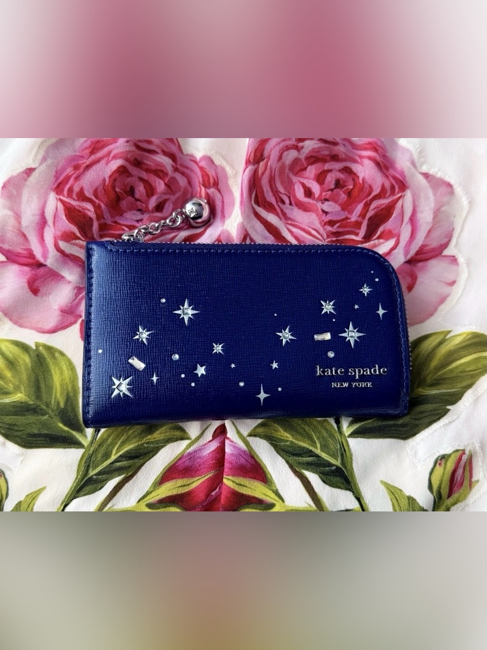 Kate Spade Devin Embellished Small Slim Bifold Wallet
